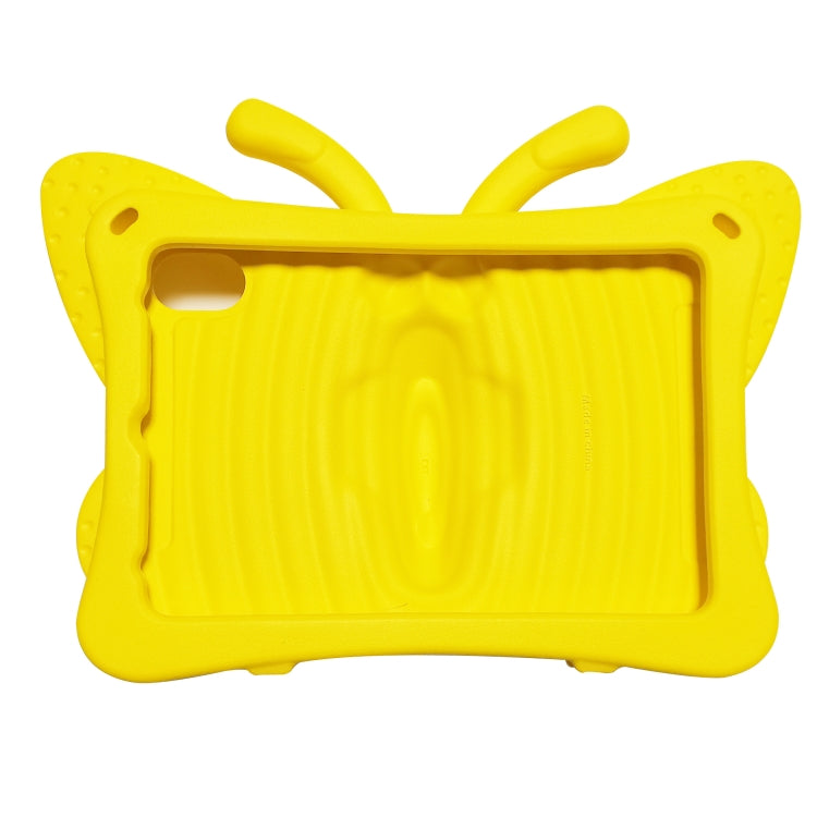 For iPad mini 6 / mini 2024 Butterfly Bracket EVA Shockproof Tablet Case(Yellow) - iPad mini 6 Cases by buy2fix | Online Shopping UK | buy2fix