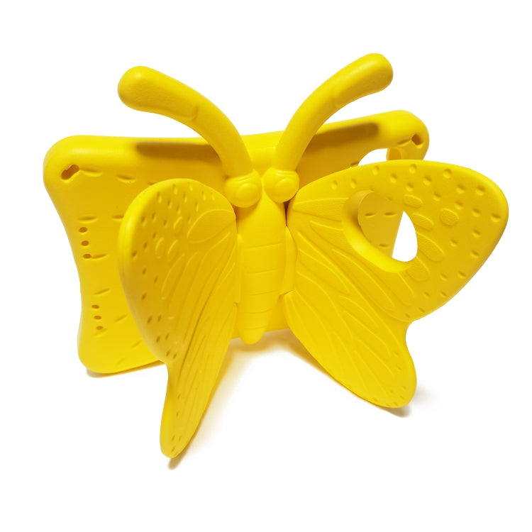 For iPad mini 6 / mini 2024 Butterfly Bracket EVA Shockproof Tablet Case(Yellow) - iPad mini 6 Cases by buy2fix | Online Shopping UK | buy2fix