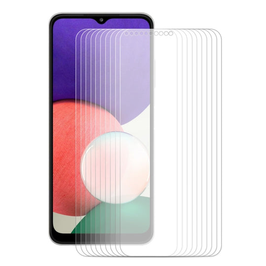 10 PCS For Samsung Galaxy A32 5G ENKAY Hat-Prince 0.26mm 9H 2.5D Curved Edge Tempered Glass Film