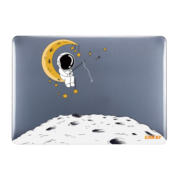 For MacBook Air 13.3 inch A1932 2018 ENKAY Spaceman Pattern Laotop Protective Crystal Case(Spaceman No.3) - MacBook Air Cases by ENKAY | Online Shopping UK | buy2fix