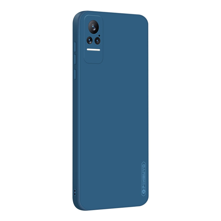 For Xiaomi Civi PINWUYO Liquid Silicone TPU Phone Case(Blue) - Xiaomi Cases by PINWUYO | Online Shopping UK | buy2fix