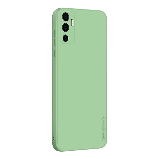 For vivo S10e 5G PINWUYO Liquid Silicone TPU Phone Case(Green)