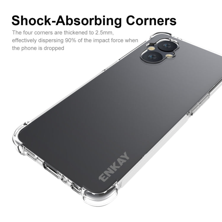 For OnePlus Nord N20 5G ENKAY Transparent TPU Shockproof Case - OnePlus Cases by ENKAY | Online Shopping UK | buy2fix