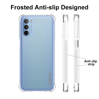 For Motorola Moto G31 4G / G41 4G ENKAY Transparent TPU Shockproof Case by ENKAY