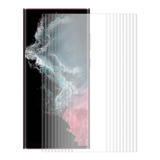 For Samsung Galaxy S22 Ultra 5G / S23 Ultra 5G 10pcs ENKAY 3D Curved PET Hot Bending Film by ENKAY