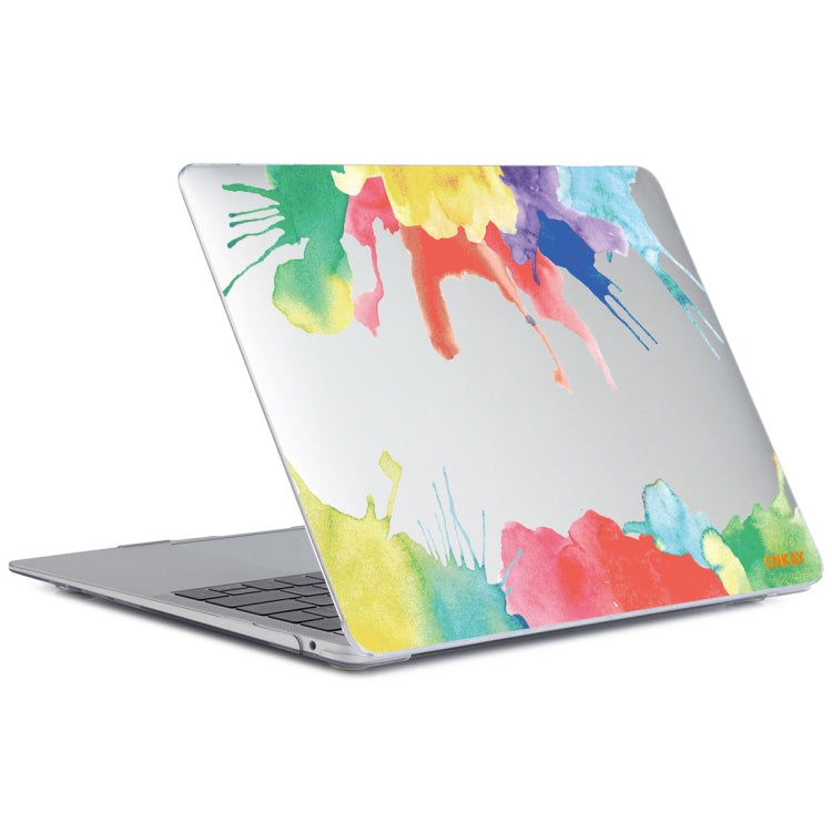 ENKAY Hat-Prince Forest Series Pattern Laotop Protective Crystal Case for MacBook Pro 16 inch A2141(Watercolor Pattern) - MacBook Pro Cases by ENKAY | Online Shopping UK | buy2fix