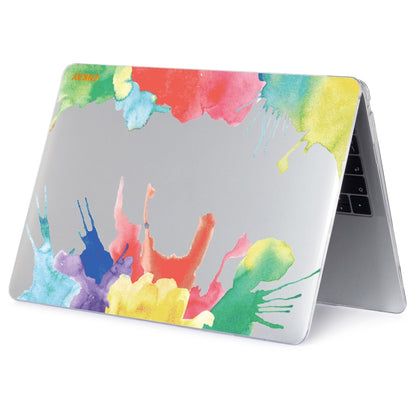 For MacBook Air 13.3 inch A2179 / A2337 ENKAY Hat-Prince Forest Series Pattern Laotop Protective Crystal Case(Watercolor Pattern) - MacBook Air Cases by ENKAY | Online Shopping UK | buy2fix