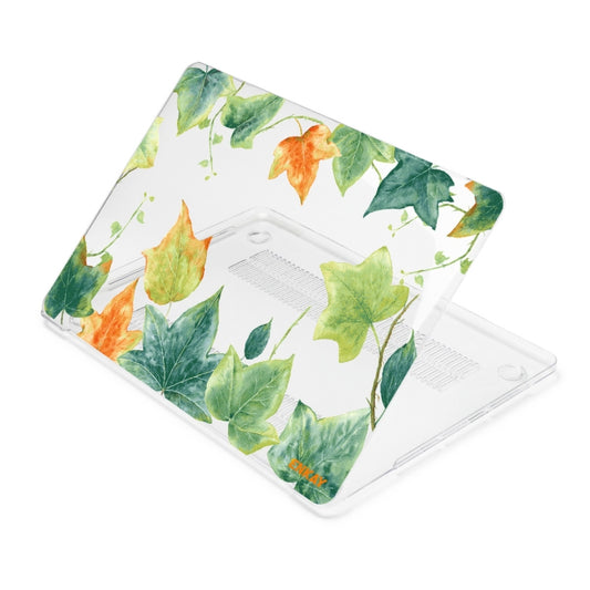 ENKAY Hat-Prince Forest Series Pattern Laotop Protective Crystal Case for MacBook Air 13.3 inch A1932 2018(Ivy Leaf Pattern) by ENKAY