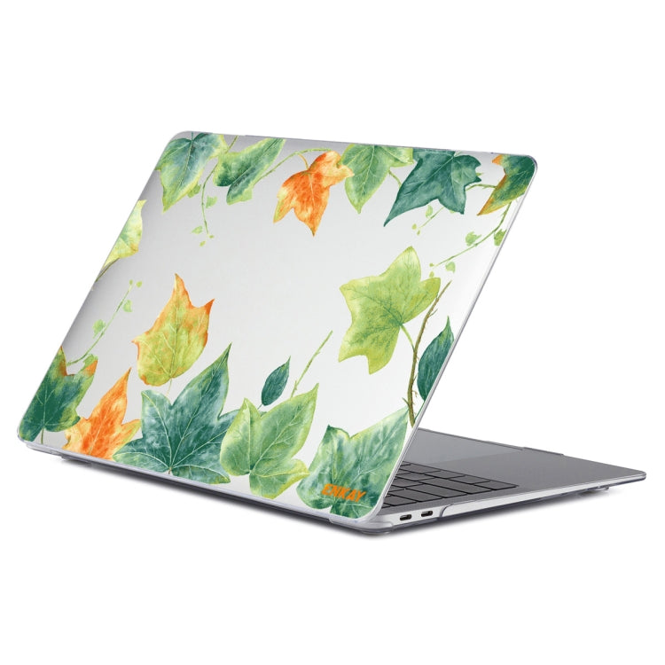 ENKAY Hat-Prince Forest Series Pattern Laotop Protective Crystal Case for MacBook Pro 13.3 inch A1706 / A1708 / A1989 / A2159(Ivy Leaf Pattern) - MacBook Pro Cases by ENKAY | Online Shopping UK | buy2fix