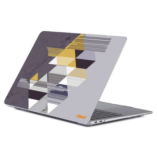 ENKAY Hat-Prince Geometry Pattern Laotop Protective Crystal Case for MacBook Pro 16 inch A2141(Geometry No.1) by ENKAY
