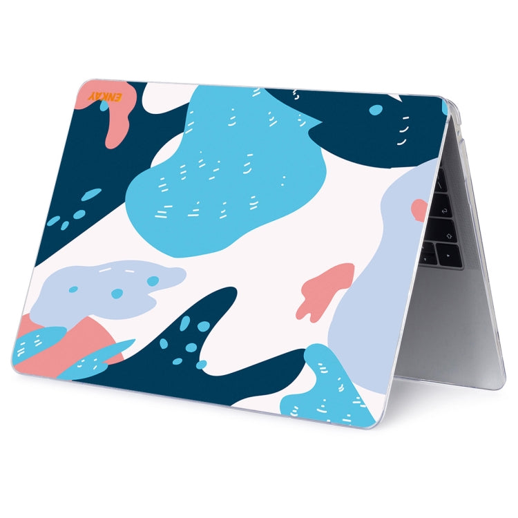 For MacBook Air 13.3 inch A2179 / A2337 ENKAY Hat-Prince Geometry Pattern Laotop Protective Crystal Case(Geometry No.5) - MacBook Air Cases by ENKAY | Online Shopping UK | buy2fix