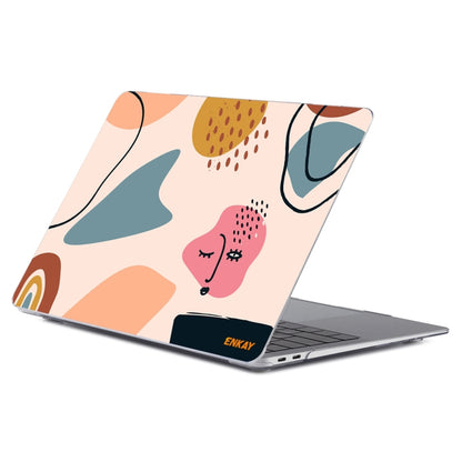 ENKAY Hat-Prince Geometry Pattern Laotop Protective Crystal Case for MacBook Air 13.3 inch A1932 2018(Geometry No.7) - MacBook Air Cases by ENKAY | Online Shopping UK | buy2fix