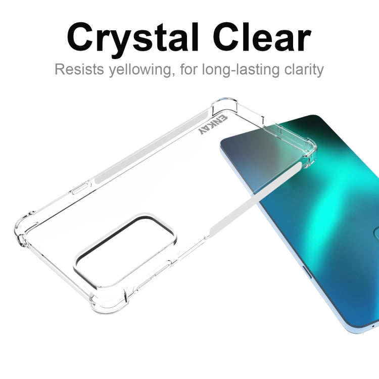 For Motorola Edge 20 ENKAY Transparent TPU Shockproof Case - Motorola Cases by ENKAY | Online Shopping UK | buy2fix