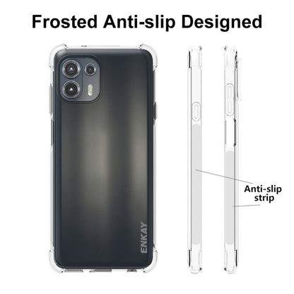 For Motorola Edge 20 Lite ENKAY Transparent TPU Shockproof Case - Motorola Cases by ENKAY | Online Shopping UK | buy2fix