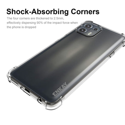 For Motorola Edge 20 Lite ENKAY Transparent TPU Shockproof Case - Motorola Cases by ENKAY | Online Shopping UK | buy2fix