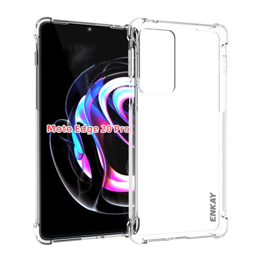 For Motorola Edge 20 Pro ENKAY Transparent TPU Shockproof Case - Motorola Cases by ENKAY | Online Shopping UK | buy2fix