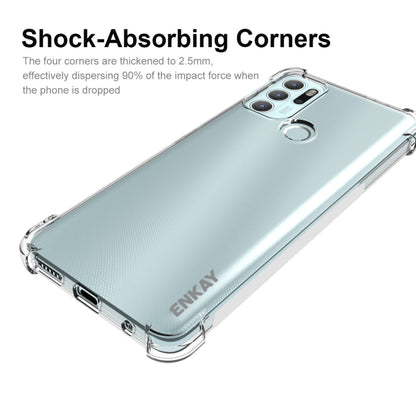 For Motorola Moto G60S ENKAY Transparent TPU Shockproof Case - Motorola Cases by ENKAY | Online Shopping UK | buy2fix