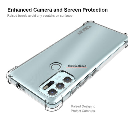 For Motorola Moto G60S ENKAY Transparent TPU Shockproof Case - Motorola Cases by ENKAY | Online Shopping UK | buy2fix