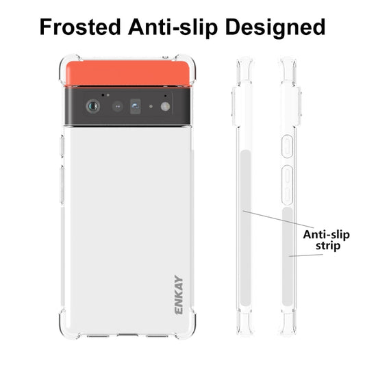For Google Pixel 6 Pro ENKAY Transparent TPU Shockproof Case by ENKAY