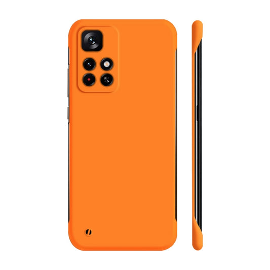 For Xiaomi Redmi Note 11 5G / Note 11T 5G Global / Note 11S 5G / Poco M4 Pro 5G Global  ENKAY Matte Frameless Hard PC Phone Case(Orange) - Xiaomi Cases by ENKAY | Online Shopping UK | buy2fix