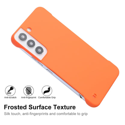 For Samsung Galaxy S22+ 5G ENKAY Matte Frameless Hard PC Case(Orange) - Galaxy S22+ 5G Cases by ENKAY | Online Shopping UK | buy2fix