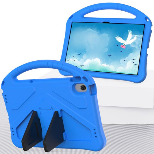 For Samsung Galaxy Tab A8 10.5 2021 X200 / X205 EVA Shockproof Tablet Case with Holder(Blue) by buy2fix