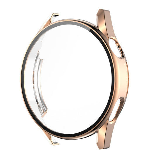 For Huawei Watch GT 3 42mm ENKAY PC Frame + Tempered Glass Protector Composite Case(Rose Gold)