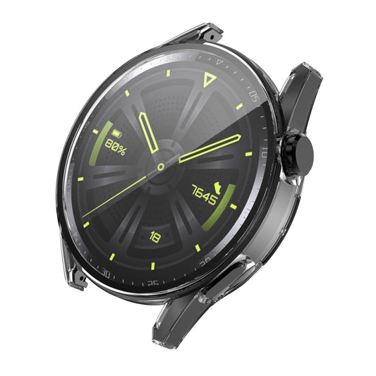 For Huawei Watch GT 3 42mm ENKAY PC Frame + Tempered Glass Protector Composite Case(Transparent) by ENKAY