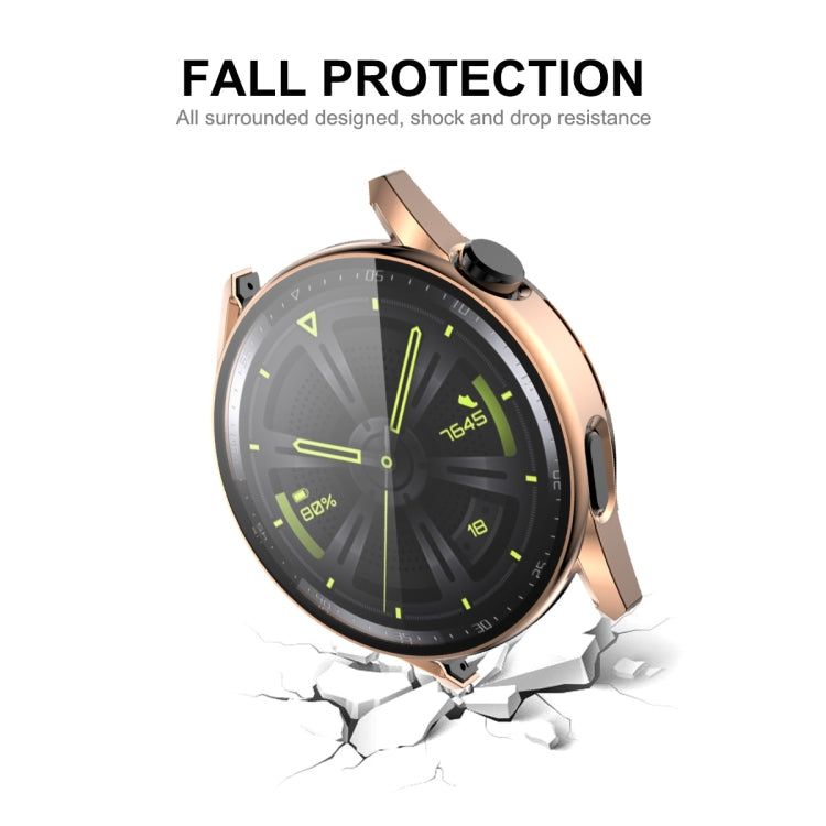 For Huawei Watch GT 3 42mm ENKAY PC Frame + Tempered Glass Protector Composite Case(Transparent) - Watch Cases by ENKAY | Online Shopping UK | buy2fix