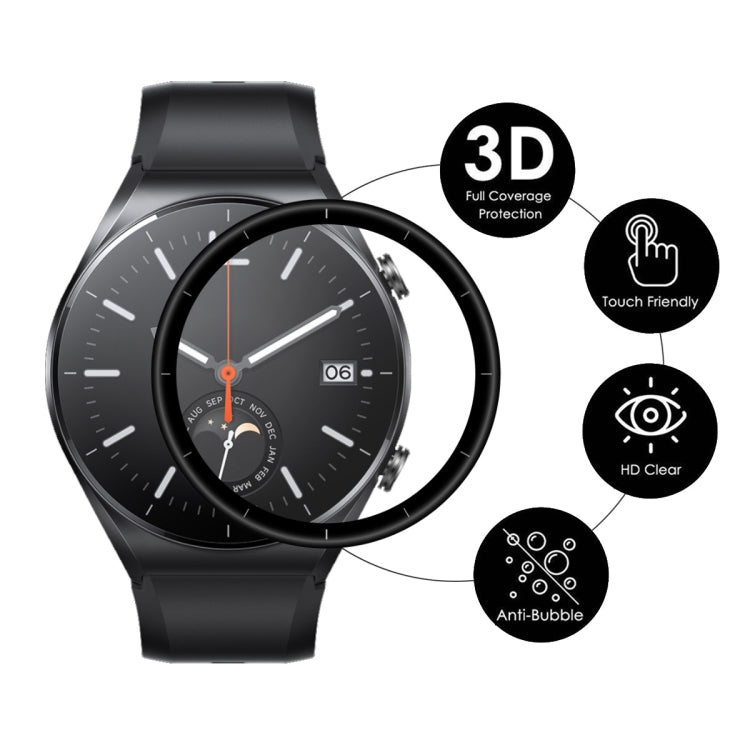 2 PCS For Xiaomi Watch S1 ENKAY Hat-Prince 3D Full Coverage Soft PC Edge + PMMA HD Protector Film - Screen Protector by ENKAY | Online Shopping UK | buy2fix