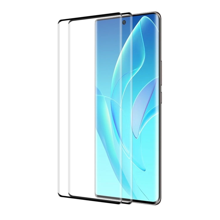 2 PCS For Honor 70 / 60 ENKAY 3D Hot Bending Explosion-proof Full Tempered Glass Film - Honor Tempered Glass by ENKAY | Online Shopping UK | buy2fix