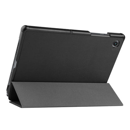 For Samsung Galaxy Tab A8 10.5 2021 ENKAY Custer Texture Leather Smart Tablet Case(Black) - Other Galaxy Tab PC by ENKAY | Online Shopping UK | buy2fix