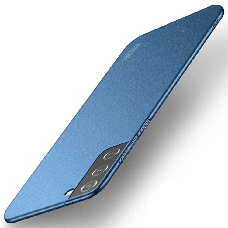 For Samsung Galaxy S21 5G MOFI Fandun Series Frosted Ultra-thin PC Hard Phone Case(Blue) by MOFI