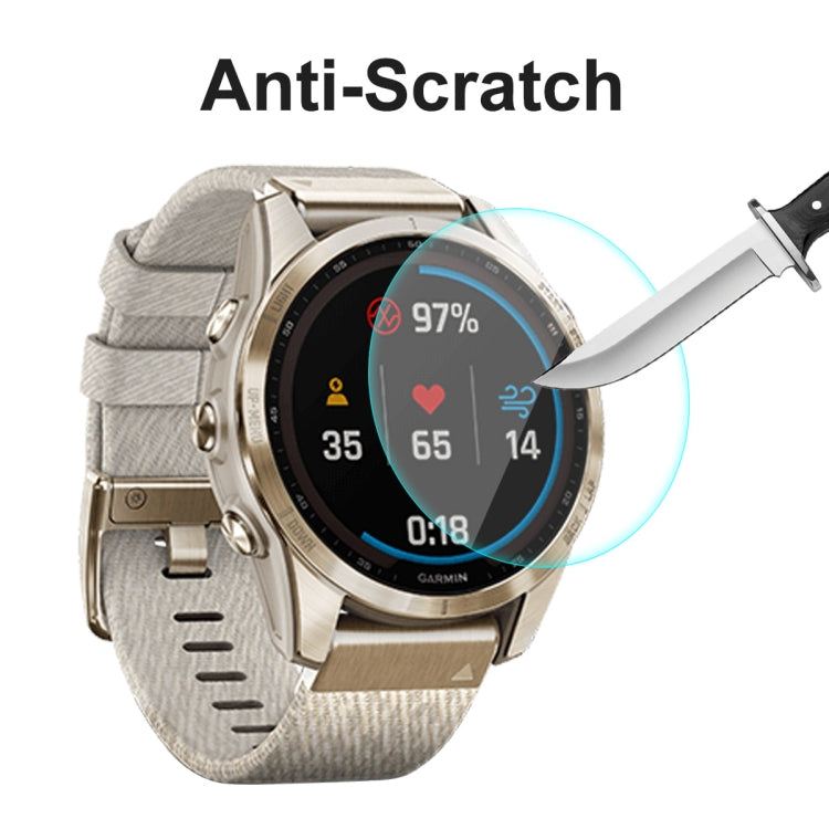 1 PC For Garmin Fenix 7S ENKAY 0.2mm 9H Tempered Glass Screen Protector Watch Film by ENKAY