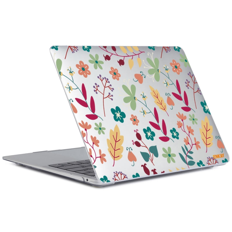 ENKAY Flower Series Pattern Laotop Protective Crystal Case For MacBook Pro 14.2 inch A2442 (2021)(Spring) - MacBook Pro Cases by ENKAY | Online Shopping UK | buy2fix