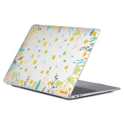 ENKAY Flower Series Pattern Laotop Protective Crystal Case for MacBook Pro 16 inch A2141(Dandelion) - MacBook Pro Cases by ENKAY | Online Shopping UK | buy2fix