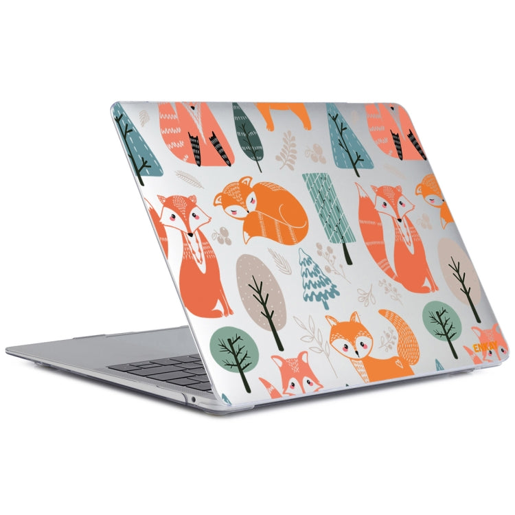 ENKAY Animal Series Pattern Laotop Protective Crystal Case For MacBook Pro 13.3 inch A1706 / A1708 / A1989 / A2159(Fox) - MacBook Pro Cases by ENKAY | Online Shopping UK | buy2fix