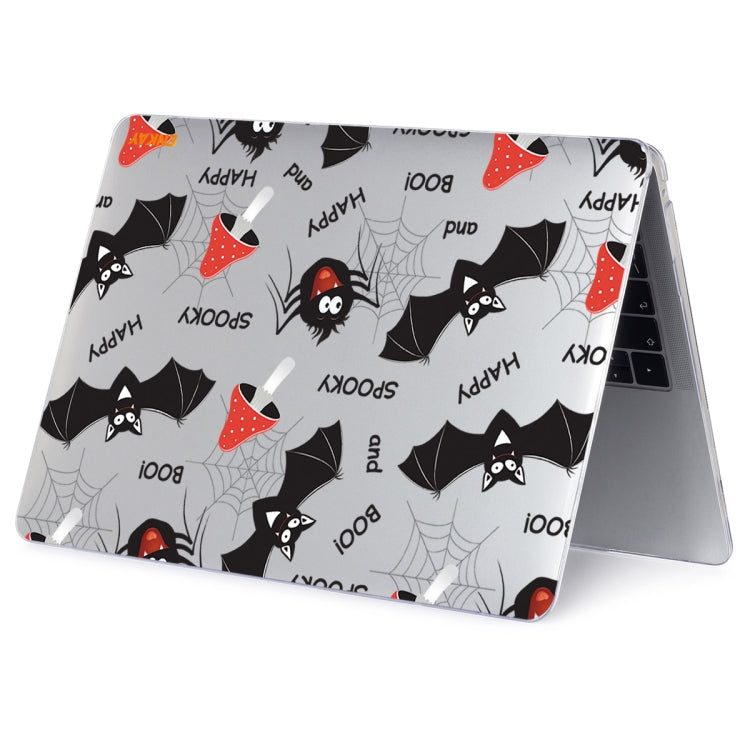 For MacBook Air 13.3 inch A1932 / A2179 / A2337 ENKAY Animal Series Pattern Laotop Protective Crystal Case(Bat) - MacBook Air Cases by ENKAY | Online Shopping UK | buy2fix