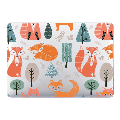 ENKAY Animal Series Pattern Laotop Protective Crystal Case For MacBook Pro 14.2 inch A2442 2021/A2779 2023/14 inch A3434 2025 (M5)(Fox) by ENKAY
