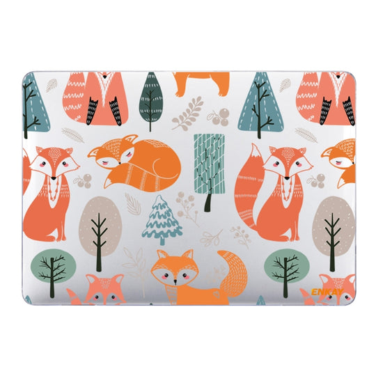 ENKAY Animal Series Pattern Laotop Protective Crystal Case For MacBook Pro 14.2 inch A2442 2021/A2779 2023/14 inch A3434 2025 (M5)(Fox)