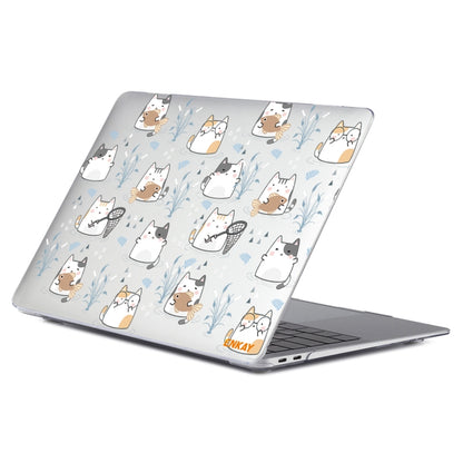 ENKAY Animal Series Pattern Laotop Protective Crystal Case For MacBook Pro 15.4 inch A1707 / A1990(Cute Cat) by ENKAY