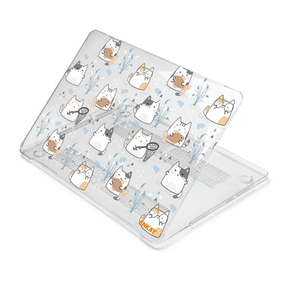 ENKAY Animal Series Pattern Laotop Protective Crystal Case For MacBook Pro 15.4 inch A1707 / A1990(Cute Cat) by ENKAY