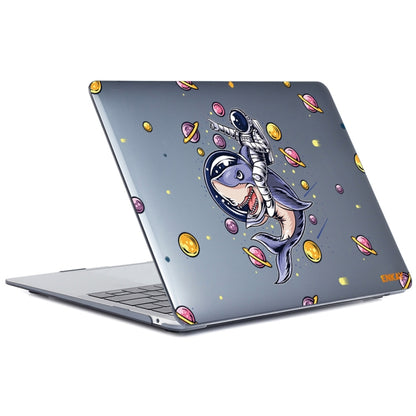 For MacBook Air 13.3 inch A1932 / A2179 / A2337 ENKAY Star Series Pattern Laotop Protective Crystal Case(Shark Astronaut) - MacBook Air Cases by ENKAY | Online Shopping UK | buy2fix