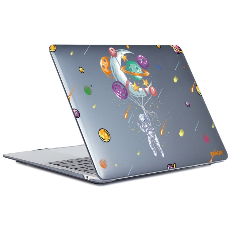 ENKAY Star Series Pattern Laotop Protective Crystal Case For MacBook Pro 14.2 inch A2442 (2021)(Balloon Astronaut) - MacBook Pro Cases by ENKAY | Online Shopping UK | buy2fix