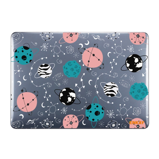 ENKAY Star Series Pattern Laotop Protective Crystal Case For MacBook Pro 15.4 inch A1707 / A1990(Geometric Planet)