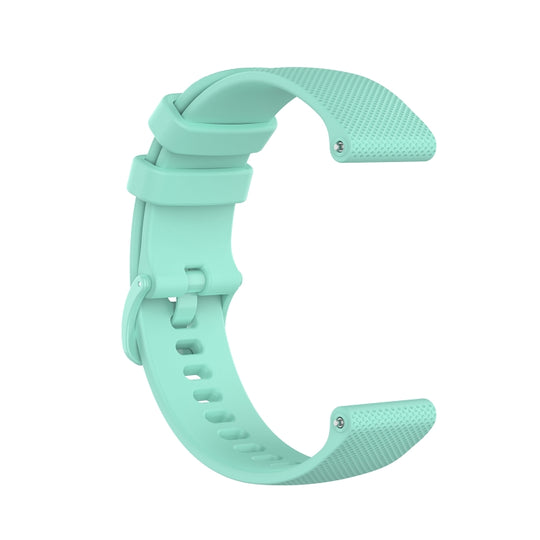 For Amazfit GTR 42mm Checkered Silicone Watch Band(Water duck)