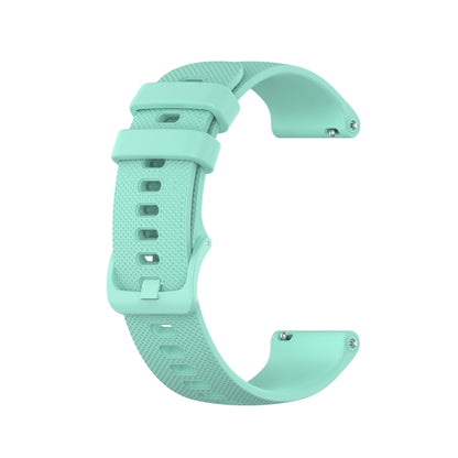 For Xiaomi Watch S1 22mm Checkered Silicone Watch Band(Water Duck) - Watch Bands by buy2fix | Online Shopping UK | buy2fix