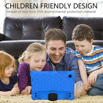 For Galaxy Tab A8 10.5 2021 X200/X205 Honeycomb EVA+PC Tablet Case with Strap(Blue+Black) - Other Galaxy Tab PC by buy2fix | Online Shopping UK | buy2fix