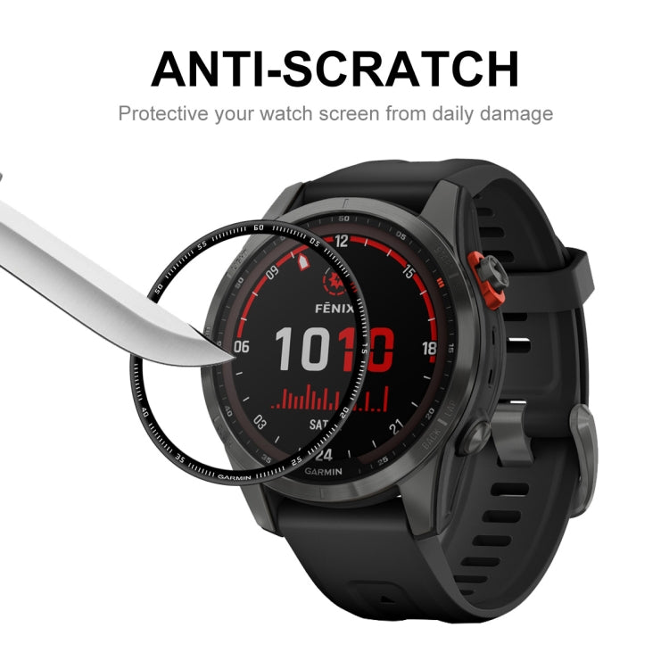 1 PC ENKAY 3D Full Coverage Soft PC Edge + PMMA HD Screen Protector Film For Garmin Fenix 7X - Screen Protector by ENKAY | Online Shopping UK | buy2fix