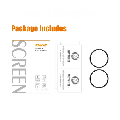 2 PCS ENKAY 3D Full Coverage Soft PC Edge + PMMA HD Screen Protector Film For Garmin Fenix 7X - Screen Protector by ENKAY | Online Shopping UK | buy2fix